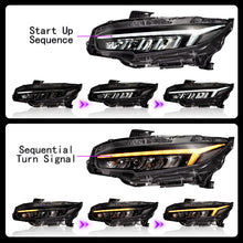 Load image into Gallery viewer, LED Headlights for 2016–2021 Honda Civic 10th Gen Sedan/Coupe/Hatchback – Sequential Turn Signal, Full LED Assembly, Fits EX/LX/Sport/Touring/Si/Type R