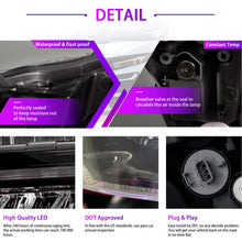 Load image into Gallery viewer, LED Headlights for 2016–2021 Honda Civic 10th Gen Sedan/Coupe/Hatchback – Sequential Turn Signal, Full LED Assembly, Fits EX/LX/Sport/Touring/Si/Type R