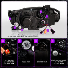 Load image into Gallery viewer, LED Headlights for 2016–2021 Honda Civic 10th Gen Sedan/Coupe/Hatchback – Sequential Turn Signal, Full LED Assembly, Fits EX/LX/Sport/Touring/Si/Type R