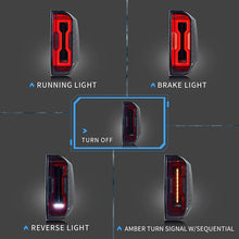 Load image into Gallery viewer, 2014–2020 Toyota Tundra LED Tail Lights with Sequential Turn Signal, Smoked Lens, Start-up Animation (Pair)