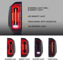 Load image into Gallery viewer, 2014–2020 Toyota Tundra LED Tail Lights with Sequential Turn Signal, Smoked Lens, Start-up Animation (Pair)