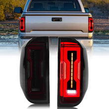 Load image into Gallery viewer, 2014–2020 Toyota Tundra LED Tail Lights with Sequential Turn Signal, Smoked Lens, Start-up Animation (Pair)