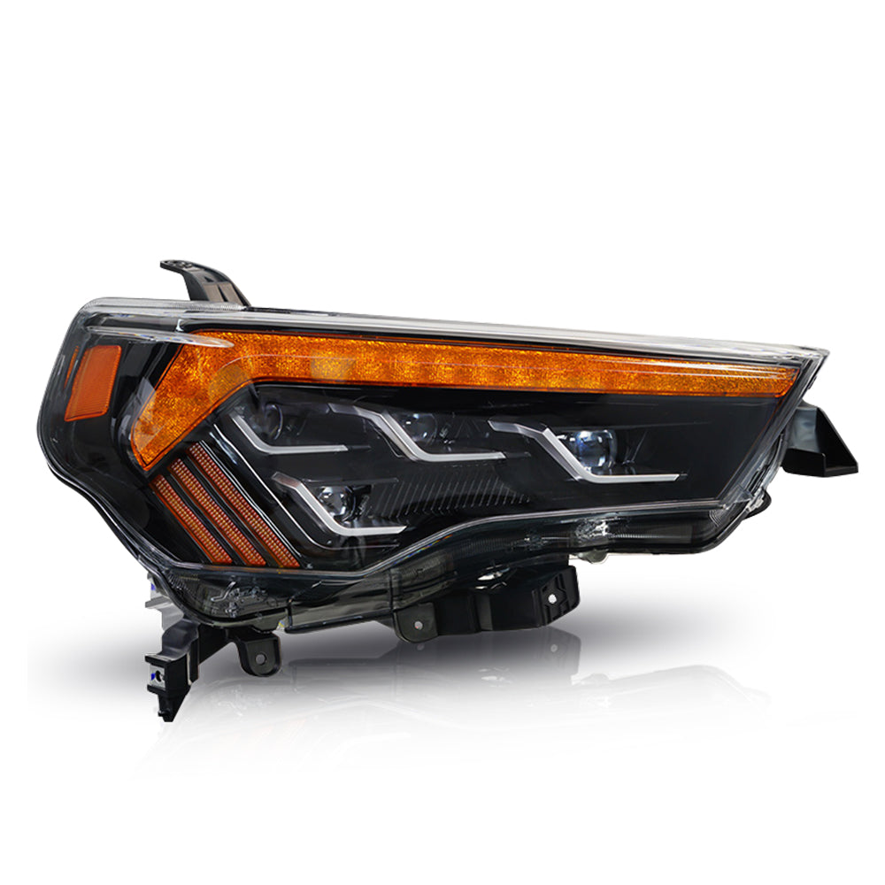 2014–2024 Toyota 4Runner LED Projector Headlights with Sequential Turn Signals & Start-up Animation (Pair)