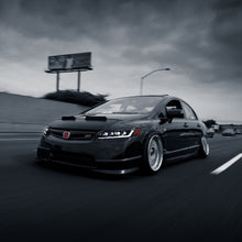 Load image into Gallery viewer, Full LED Headlights for Honda Civic 8th Gen (2006–2011) – 4-Door Sedan Assembly with DRL &amp; Projector Lens