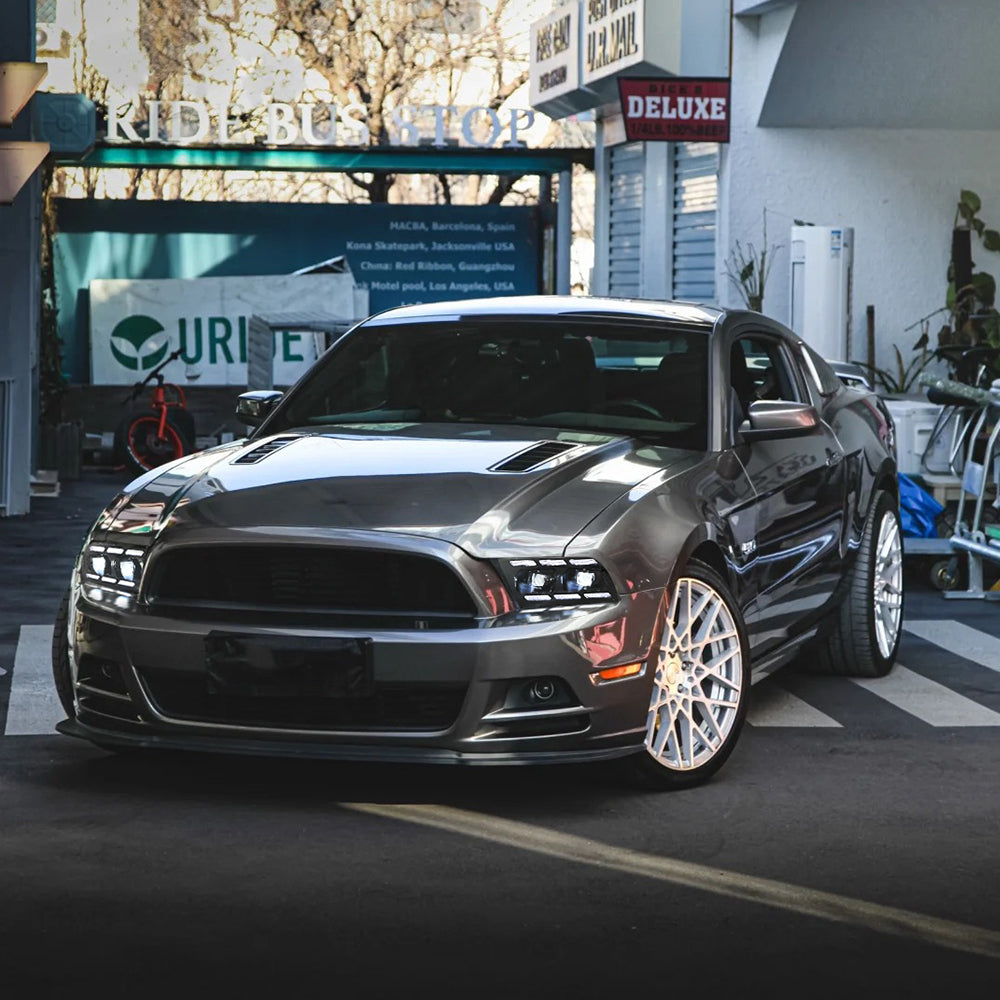 LED Headlights for 2009–2014 Ford Mustang – Dual Projector, Sequential Turn Signal, Plug & Play