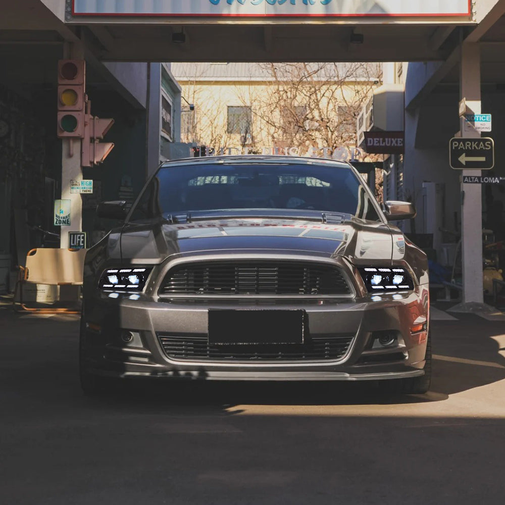 LED Headlights for 2009–2014 Ford Mustang – Dual Projector, Sequential Turn Signal, Plug & Play