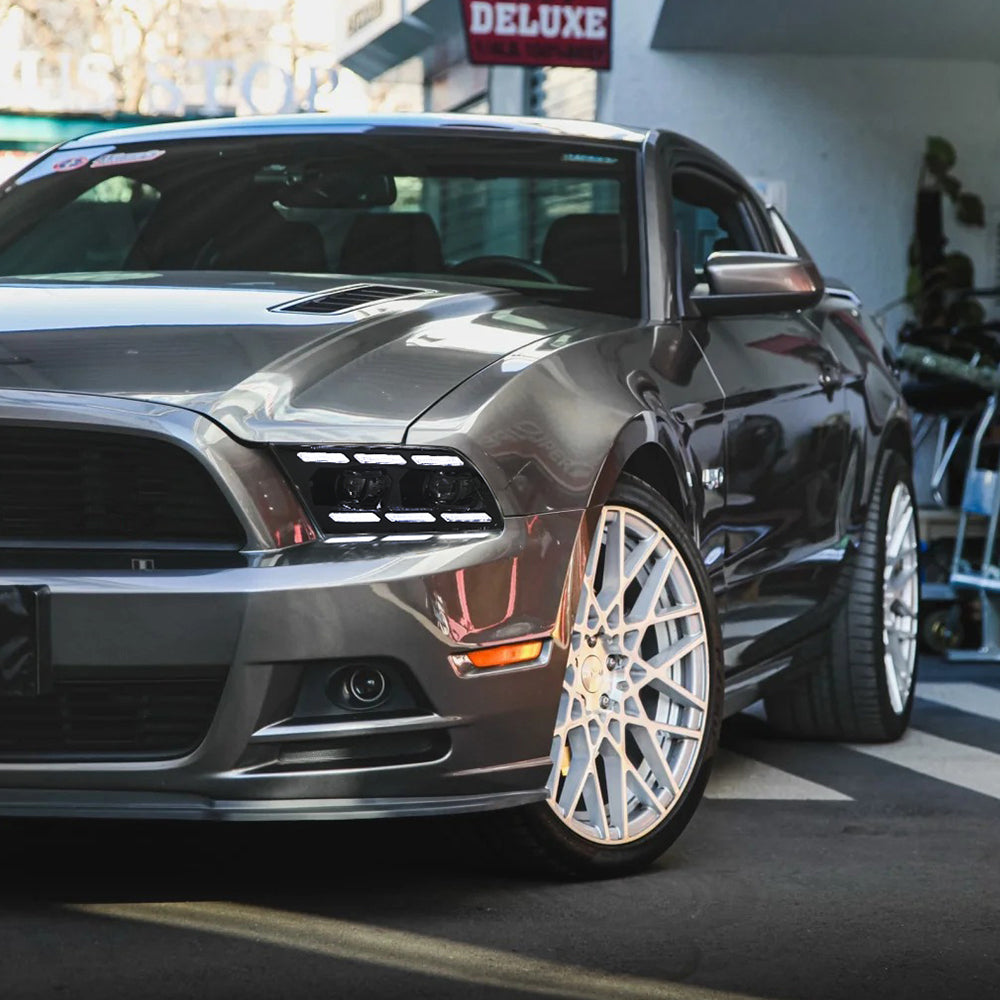 LED Headlights for 2009–2014 Ford Mustang – Dual Projector, Sequential Turn Signal, Plug & Play