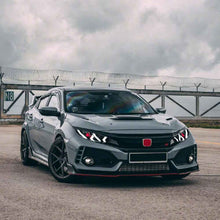 Load image into Gallery viewer, Demon Eye LED Headlights for 2016-2021 Honda Civic 10th Gen Projector Front Lamp Assembly (Pair)