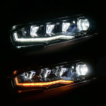 Load image into Gallery viewer, Diamond Lens Rotating LED headlights for Honda Civic 2016-2021 10th Gen Projector Front Lamp Assembly (Pair)