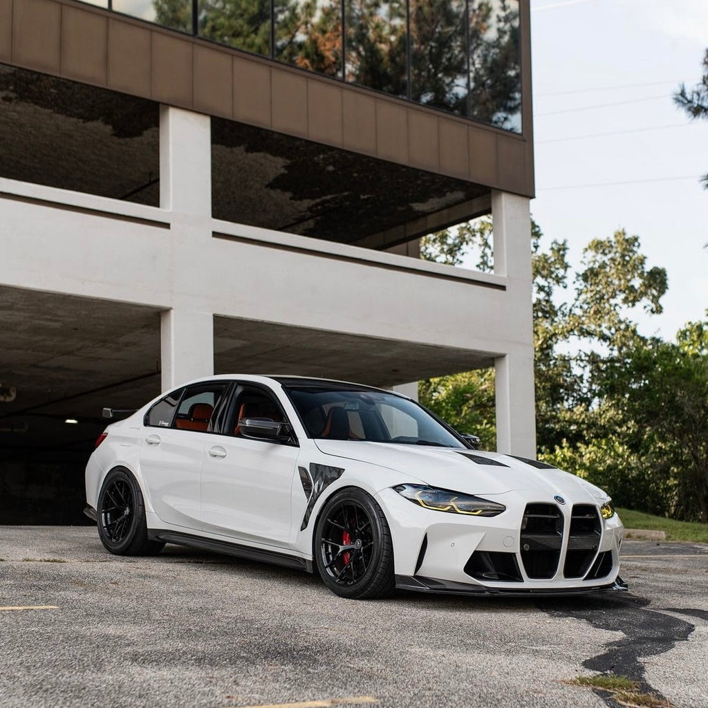 Laser Style Headlights for BMW 4 Series G22 G23 G26 G8x M3 M4 (2021 - Present) Assembly Upgrade, Amber DRL