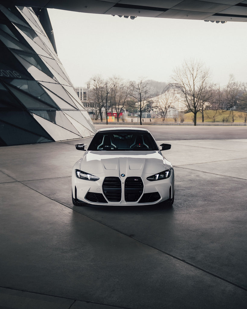 Snake Eyes Style Headlights for BMW 4 Series G22 G23 G26 G8x M3 M4 (2021 - Present) Assembly Upgrade, Amber DRL