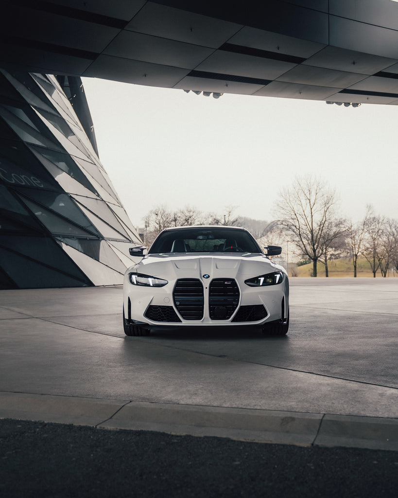 Snake Eyes Style Headlights for BMW 4 Series G22 G23 G26 G8x M3 M4 (2021 - Present) Assembly Upgrade, Amber DRL