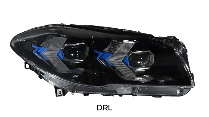 LED Headlight For BMW 5 Series F10 2011–2017 Facelift Style Assembly Pair