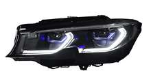 Load image into Gallery viewer, Laser Style Headlights for BMW 3 Series G20/G21 Pre-LCI 2019–2022 Assembly Upgrade, Amber DRL
