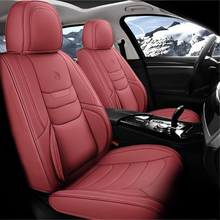 Load image into Gallery viewer, Universal Nappa Leather Car Seat Covers – Waterproof &amp; Cushioned Protection for Most Vehicles