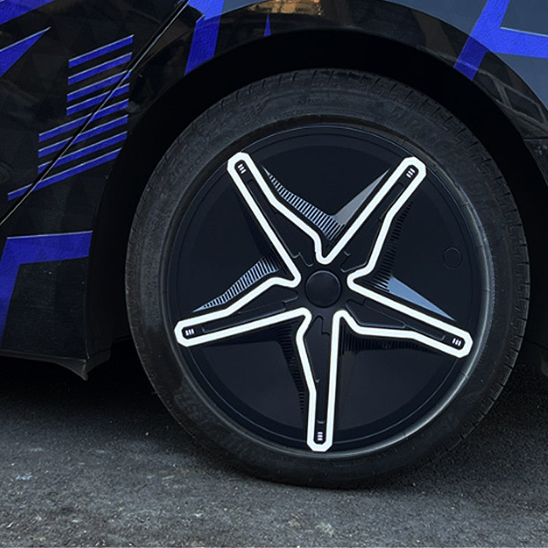 Starfish Style Wheel Covers for Tesla Model 3 18-inch and Model Y 19-inch