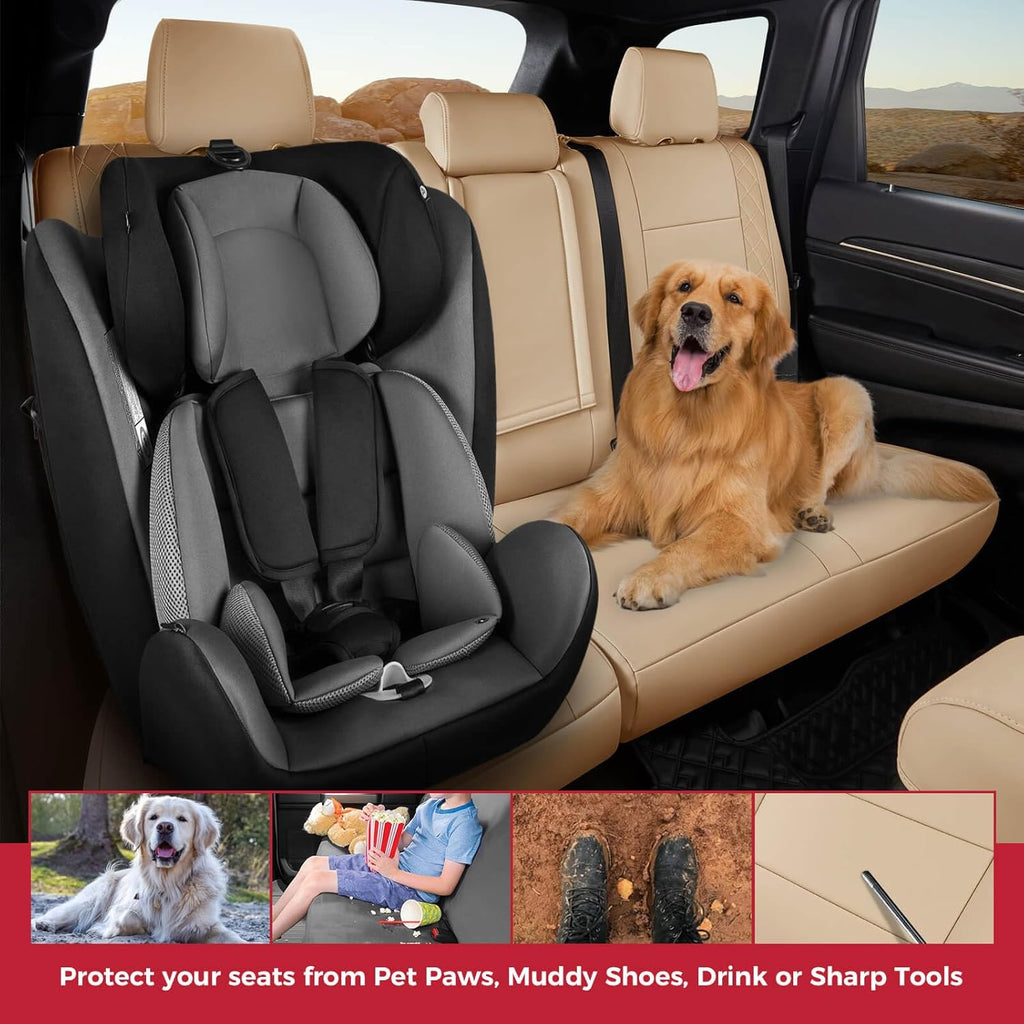 Jeep Grand Cherokee (2011–2021) Luxury Leather Seat Covers – Custom Fit Waterproof Full Set