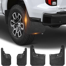 Load image into Gallery viewer, Amancarport® No‑Drill Mud Flaps for Chevrolet Colorado 2023–2026 Custom Fit All‑Weather Front &amp; Rear Splash Guards (4PCS)