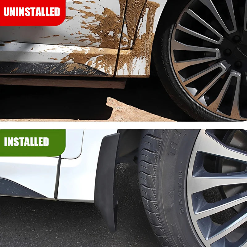 Amancarport® Mud Flaps for Dodge Ram 1500/2500/3500 2010–2024 No-Drill Custom Fit (4PCS)