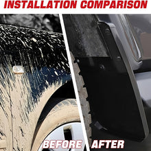 Load image into Gallery viewer, Amancarport® No-Drill Mud Flaps for Jeep Wrangler JL 2018–2026 Custom Fit All-Weather Front &amp; Rear Splash Guards (4PCS)