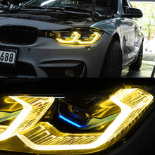 Load image into Gallery viewer, For BMW 3 Series F30 (2013–2018) Laser LED Headlights with Switchable Yellow/White DRL