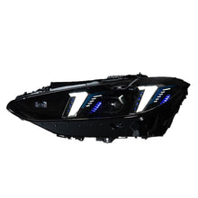 Load image into Gallery viewer, Snake Eyes Style Headlights for BMW 4 Series G22 G23 G26 G8x M3 M4 (2021 - Present) Assembly Upgrade, Amber DRL