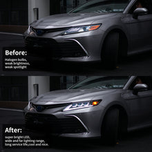 Load image into Gallery viewer, LED Headlights for Toyota Camry (2018–2023, 8th Gen) – Start-Up Animation &amp; Projector Lens