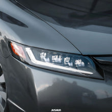 Load image into Gallery viewer, Full LED Headlights for Honda Civic 8th Gen (2006–2011) – 4-Door Sedan Assembly with DRL &amp; Projector Lens
