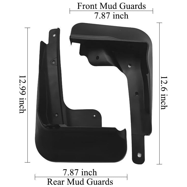 Mud Flaps for Honda Civic Hatchback 1996–2025 No-Drill Custom Fit All-Weather Front & Rear Splash Guards (4PCS)