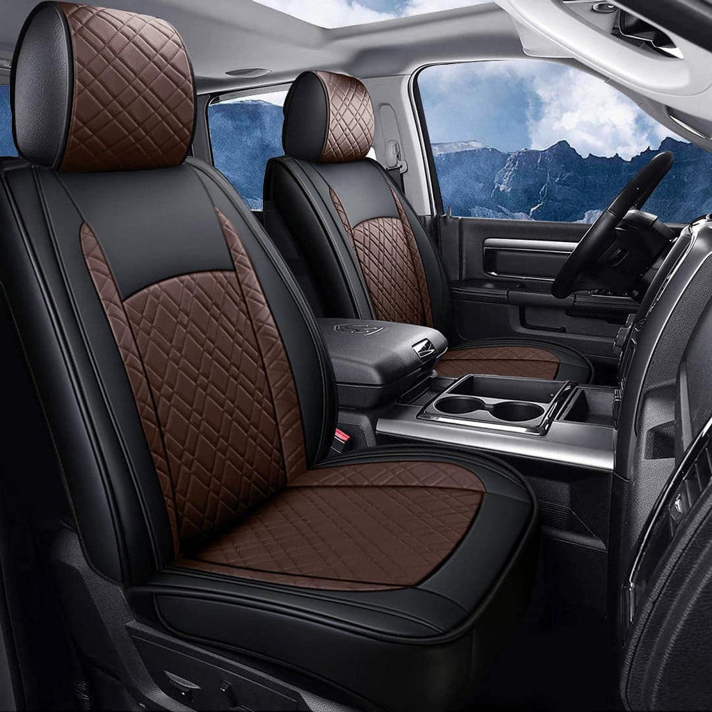 Custom For Dodge Ram Car Seat Covers Full Set Compatible with Ram 1500(2009-2025), Ram 2500(2010-2025), Ram 3500(2010-2025)