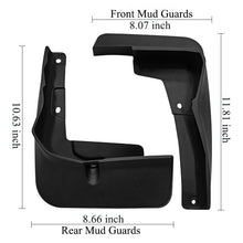 Load image into Gallery viewer, Amancarport® No-Drill Mud Flaps for Toyota Veloz 2021–2025 Custom Fit All-Weather Front &amp; Rear Splash Guards (4PCS)