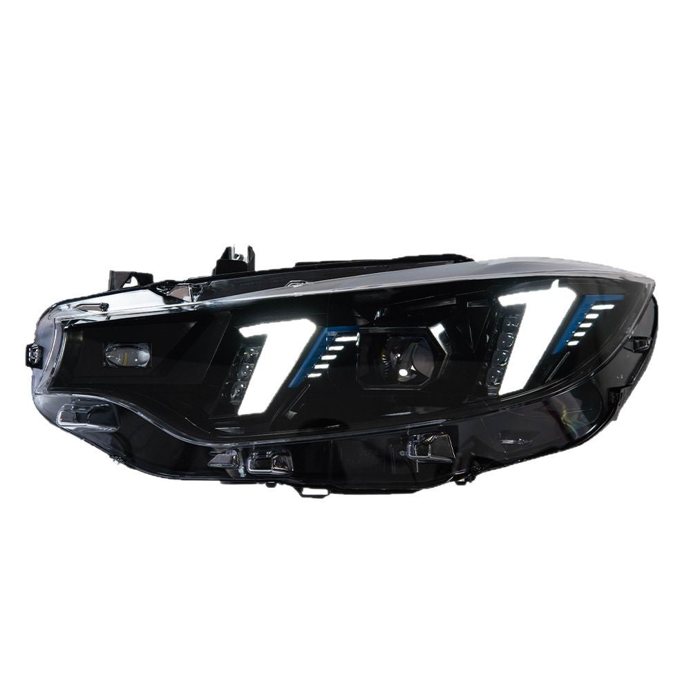 LED Headlights for BMW 4 Series F32 F82 F36 (2013-2020) – Snake Eyes Style, Projector Lens with Yellow DRL