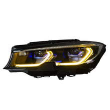 Load image into Gallery viewer, Laser Style Headlights for BMW 3 Series G20/G21 Pre-LCI 2019–2022 Assembly Upgrade, Amber DRL