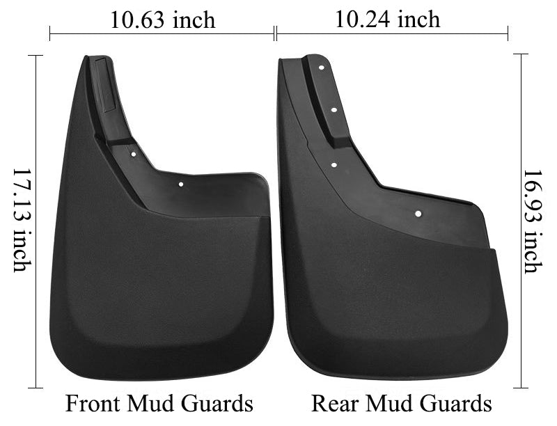 Amancarport® Mud Flaps for Chevrolet Silverado 2014–2026 No-Drill Custom Fit All-Weather (4PCS)