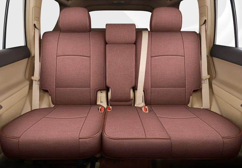 Amancarport Special Linen, Leather Car Seat Covers Full Set for Toyota 4Runner(2011-2024)
