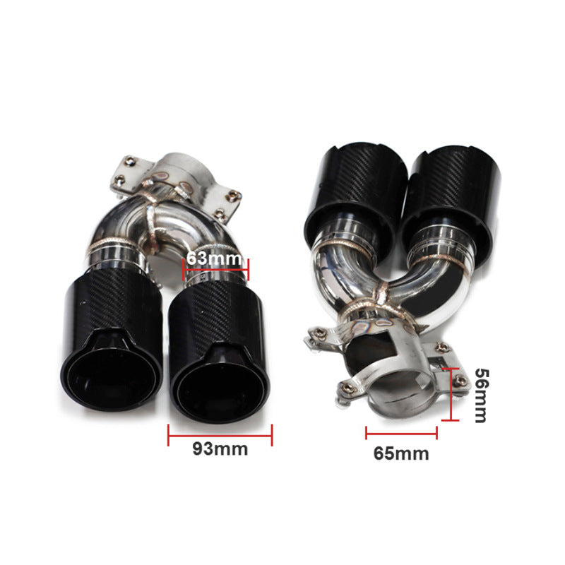 Suitable for BMW 5 Series G30/G38/525/530/540 M Performance Carbon Fiber Exhaust Tailpipe