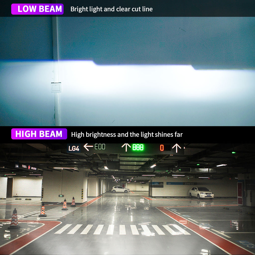 For 2022–2025 Honda Civic LED Headlights – 11th Gen Projector Front Lamp Assembly (Pair)