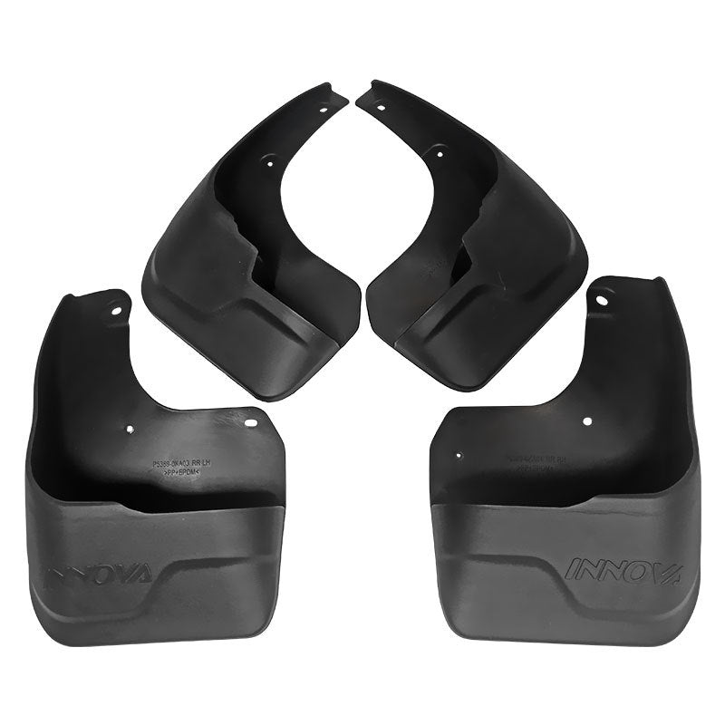 Mud Flaps for Toyota INNOVA 2016–2021 No-Drill Custom Fit All-Weather Front & Rear Splash Guards (4PCS)