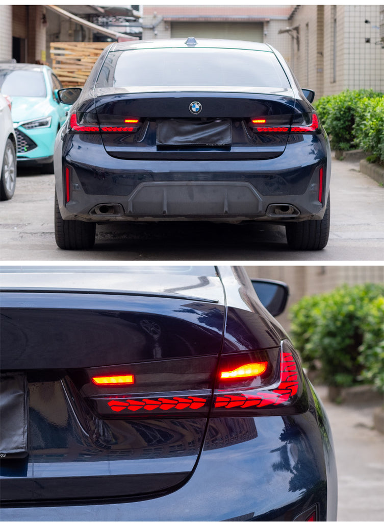 LED Taillight Assembly for BMW 3 Series G20/G28 (2019–2022) – Sequential Turn Signal, Plug & Play