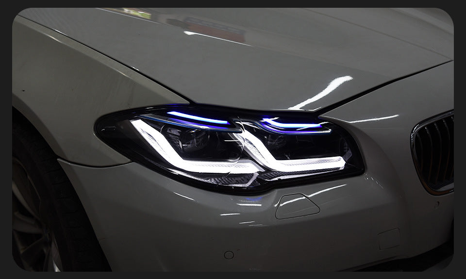 BMW 5 Series F10 2011–2017 LED Thundereye Headlights Assembly – Fits OEM Xenon & Halogen Models