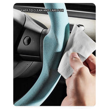 Load image into Gallery viewer, For Tesla Model 3/Highland Model Y/Juniper Suede Steering Wheel Cover (2 Pcs/Set)