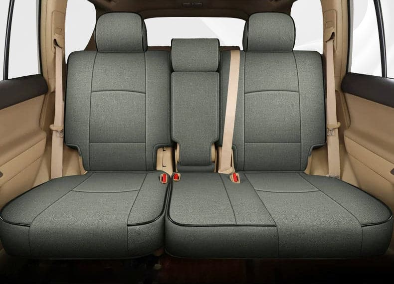 Amancarport Special Linen, Leather Car Seat Covers Full Set for Toyota 4Runner(2011-2024)