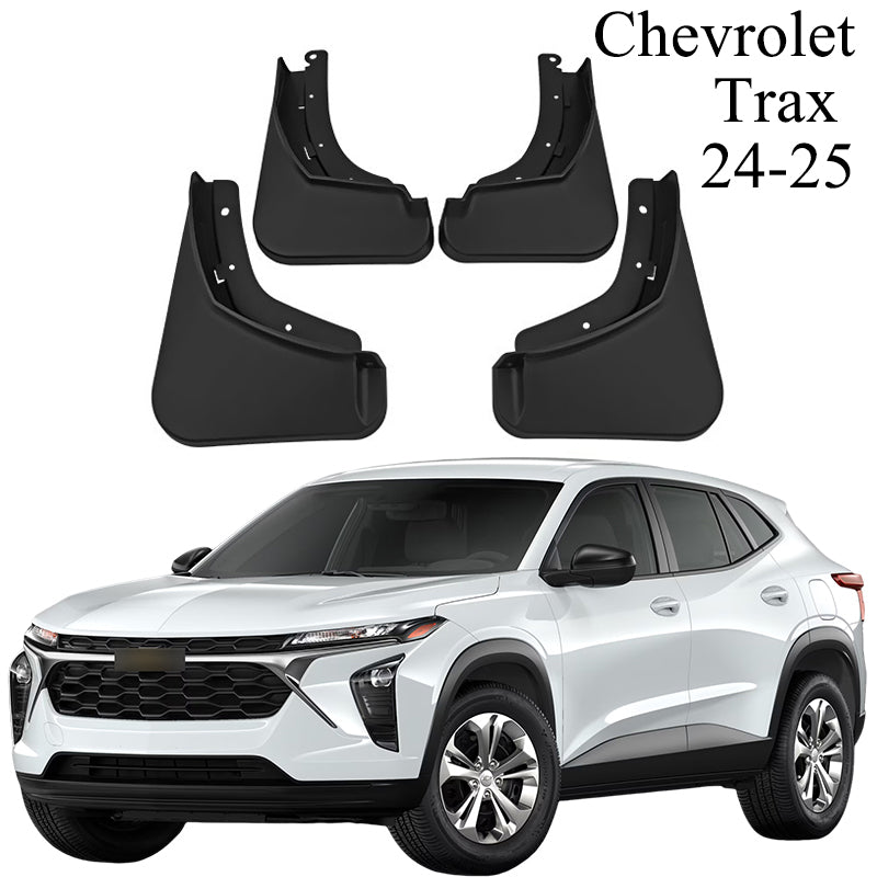Mud Flaps for Chevrolet Trax 2024–2025 No-Drill Custom Fit All-Weather Front & Rear Splash Guards (4PCS)