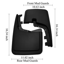 Load image into Gallery viewer, Amancarport® No-Drill Mud Flaps for Ford F-150 2021–2025 Custom Fit All-Weather Front &amp; Rear Splash Guards (4PCS)