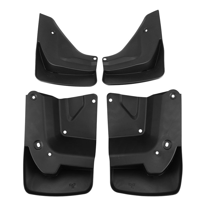 Mud Flaps for Toyota Hiace 2012–2026 No-Drill Custom Fit All-Weather Front & Rear Splash Guards (4PCS)