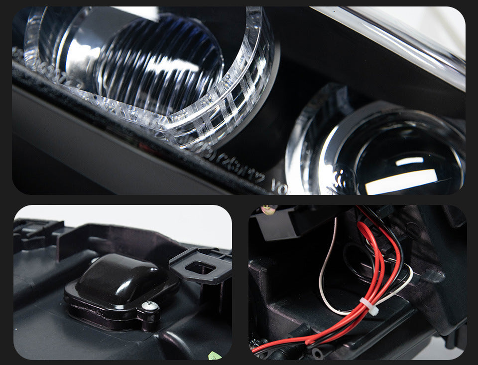LED DTM Halo Headlights for BMW E92/E93 3 Series 2007–2010 328i 330i 335i M3 Coupe