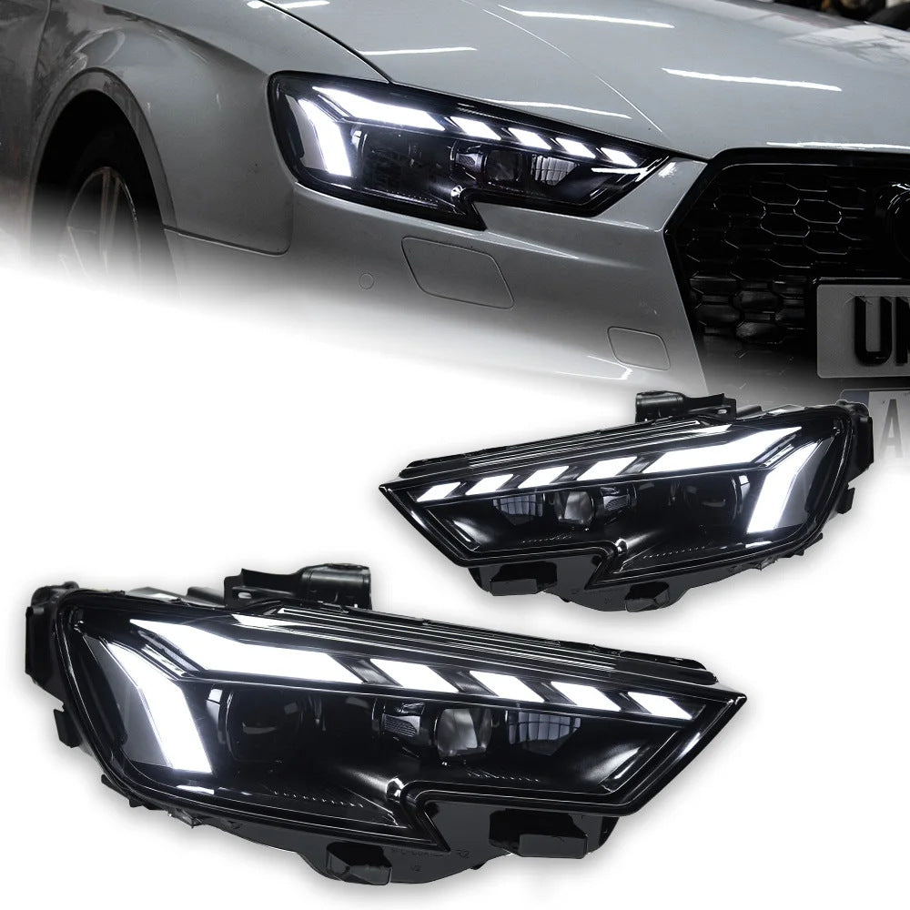 LED Headlights for Audi A3 2013-2020 – DRL, Projector Lens, Full Upgrade Kit