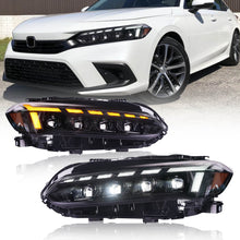 Load image into Gallery viewer, For 2022–2025 Honda Civic LED Headlights – 11th Gen Projector Front Lamp Assembly (Pair)