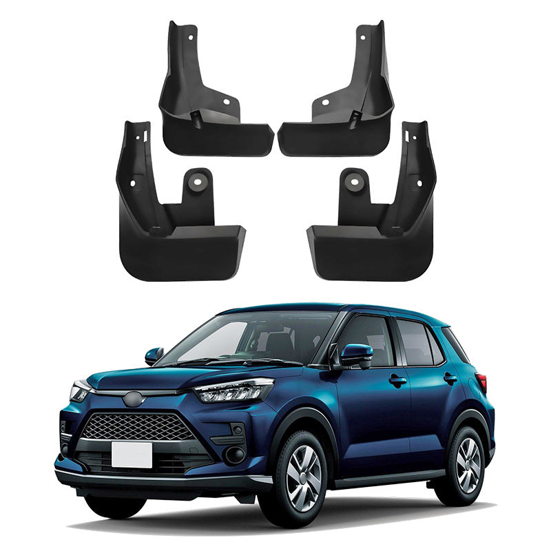 Mud Flaps for Toyota Raize / Rocky 2020–2021 No-Drill Custom Fit All-Weather Front & Rear Splash Guards (4PCS)