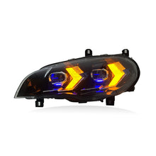 Load image into Gallery viewer, LED Headlights For BMW X5 E70 2007-2013 Double Lens Arrow Style Assembly Pair